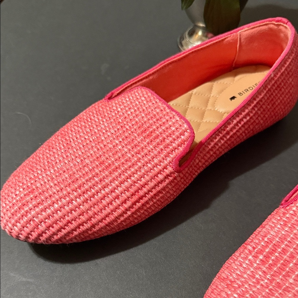 Birdies Coral Woven Flats - Picture 3 of 12